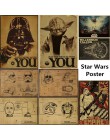 Mieszane zamówienie Vintage klasyczny film gwiezdne wojny darth vader Luke Jedi plakat Cafe Bar Home Decor retro kraft papierowa