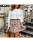 BeAvant dziergany sweter zimowy damski sweter latarnia rękaw damski swetry damski minimalistyczny pull femme uroczy biały sweter