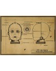 Mieszane zamówienie Vintage klasyczny film gwiezdne wojny darth vader Luke Jedi plakat Cafe Bar Home Decor retro kraft papierowa