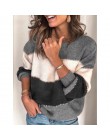 Jesienno-zimowy moherowy sweter lampart damski sweter Plus Size damski sweter wysokiej jakości dzianinowy typu oversize sweter J