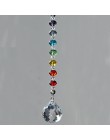 1 sztuk 20mm 30mm 40mm kryształowy pryzmat piłka czakry kolory Rondelle koraliki Strand projekt Rainbow Suncatcher Chrismas deko