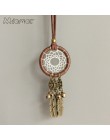 MIAMOR New Fashion Vintage Mini Dreamcatcher Handmade łapacz snów naszyjnik prezent dla dziewczyny ornament dekoracyjny AmorNC00