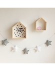 Nordic pokój dziecięcy Handmade przedszkole Star girlandy świąteczne dekoracje ścienne dla dzieci fotografia rekwizyty dekoracyj