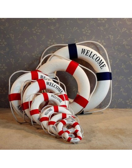 Rekwizyty studyjne wiszące na ścianę Fashion Hand Made Nautical Home Decor koło ratunkowe rzemiosło dekoracja salonu