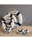 Rekwizyty studyjne wiszące na ścianę Fashion Hand Made Nautical Home Decor koło ratunkowe rzemiosło dekoracja salonu