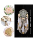 OurWarm DIY do powieszenia w stylu boho łapacze snów dekoracje domu Dreamcatcher księżyc sowa dekoracja kwiatowa ślub Baby Showe