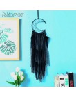 3 kolory półksiężyc Dreamcatcher Handmade łapacz snów netto z piór ściany domu wiszące i Bar & Party Decoration Amor0096